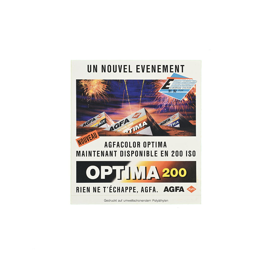 Agfa Agfacolor Optima 200 Matériel promotionnel