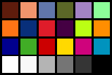 MacBeth Color Checker Rendition Chart